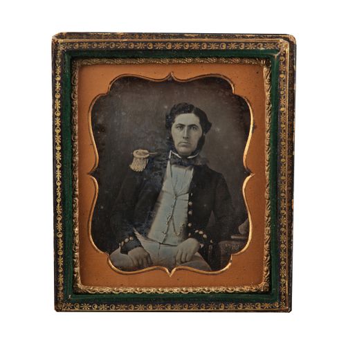 Daguerreian Unknown c.1850s Daguerreian Unknown c.1850s PORTRAIT OF A MILITARY O&hellip;