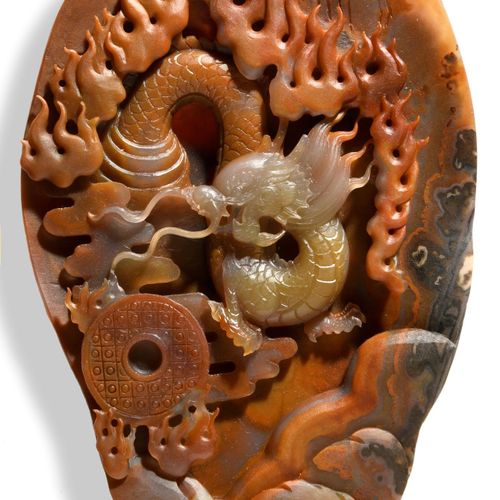 Null Sealed Bid Auction
Minerals: An agate dragon carving

modern

26cm 

Both o&hellip;