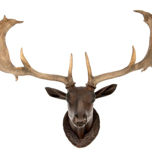 Null Sealed Bid Auction
Taxidermy: A carved fallow deer head

probably German, c&hellip;