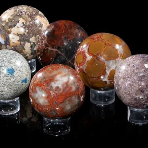Null Sealed Bid Auction
Minerals: A collection of six mineral spheres 

includin&hellip;