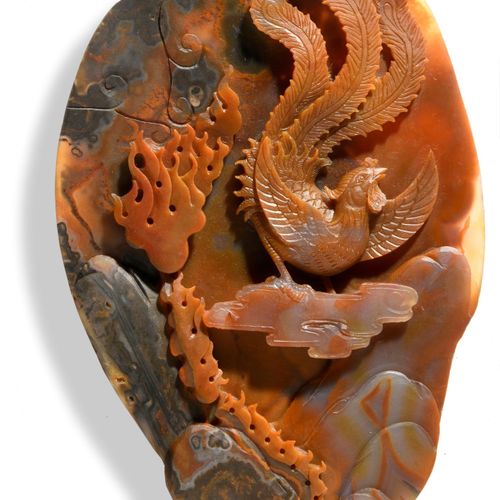 Null Sealed Bid Auction
Minerals: An agate phoenix bird carving

modern

26cm

S&hellip;