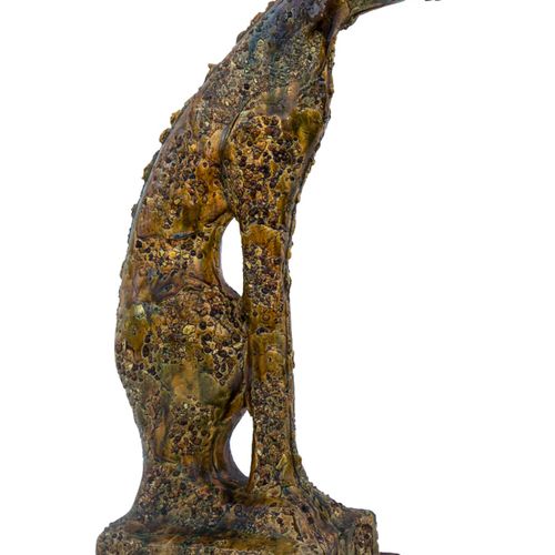 Sealed Bid Auction Modern and Garden Sculpture: Ian Gregory Dog Ceramic Unique 8&hellip;
