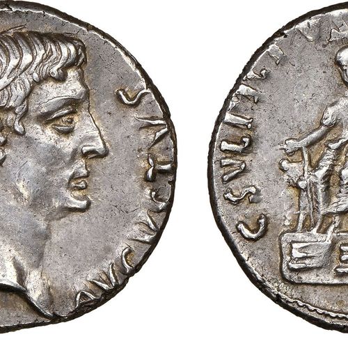 Roman Imperial Augustus 27 avant JC - 14 après JC

Denarius, AG 4.04 g.

Ref : C&hellip;