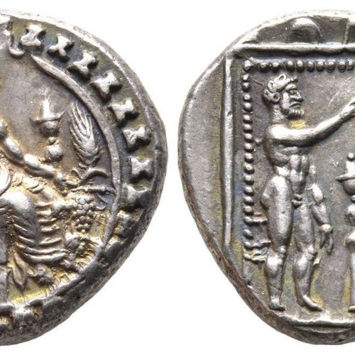 Greek Cilicie,Datâmes Satrape 378-362 avant J.-C.

Stater 378-372, Tarsos, AG 10&hellip;