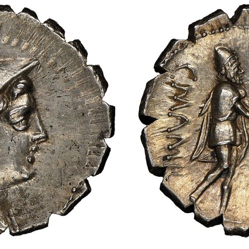 Roman Republic C. Mamilius Limetanus

Denarius serratus, Rome, 82 avant J.C. , A&hellip;