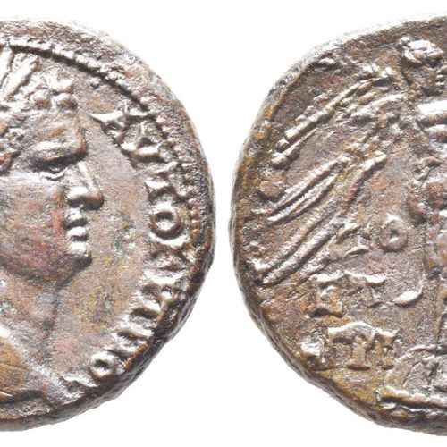 Roman Imperial Judée, Herod Agrippa II 56-95

Bronze, AN 26, 86-87, AE 11.23 g.
&hellip;