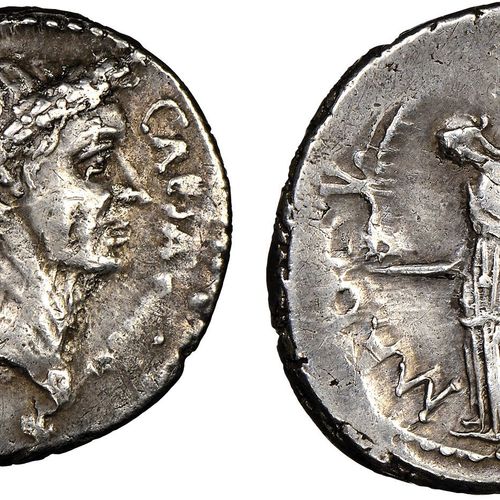 Roman Imperatorial Julius Caesar 49-44 avant J.-C. 

Denarius, 48-46 avant J.-C.&hellip;