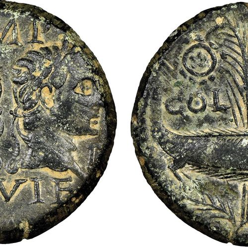 Roman Imperial Augustus 27 avant JC - 14 après JC

As, Nemausus (Nîmes), 10-14, &hellip;