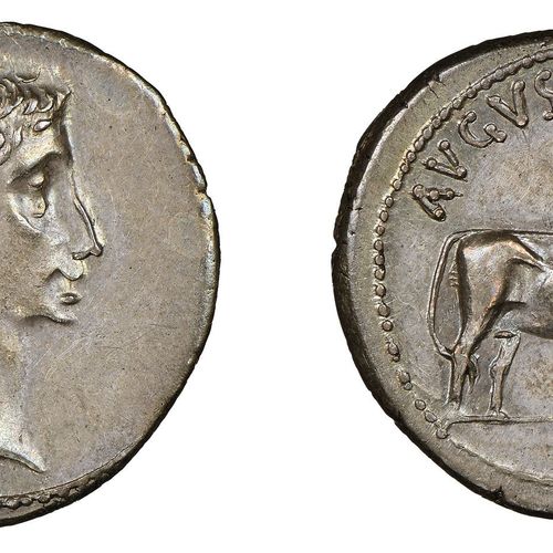 Roman Imperial Augustus 27 avant JC - 14 après JC

Denarius, Pergamum?, AG 3.96 &hellip;