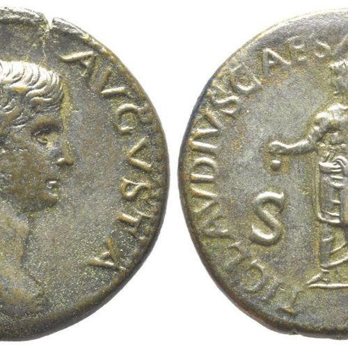 Roman Imperial pour Antonia Minor Augusta

Dupondius Rome, 42-43, AE 12.86 g. Re&hellip;
