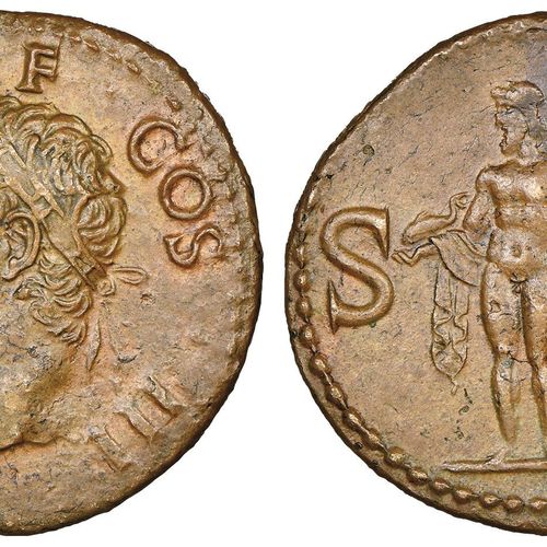 Roman Imperial Agrippa 12 avant J-C

As, Rome, AE 13.30 g.

Ref : RIC 58, BMCRE &hellip;