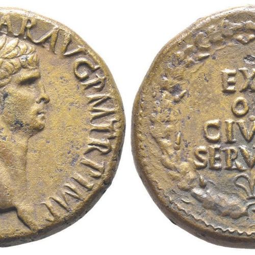 Roman Imperial Claudius 41- 54 

Sestertius, Rome, 41-42, AE 27.65 g.

Avers : T&hellip;