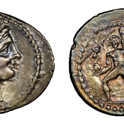 Roman Imperatorial Julius Caesar 49-44 avant J.-C. 

Denarius, 48-46 avant J.-C.&hellip;