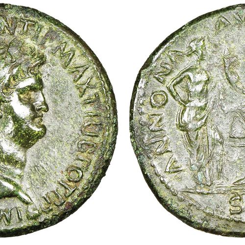 Roman Imperial Nero 54-68 après J.-C.

Sestertius, Lugdunum, 65, AE 26.13 g.

Re&hellip;