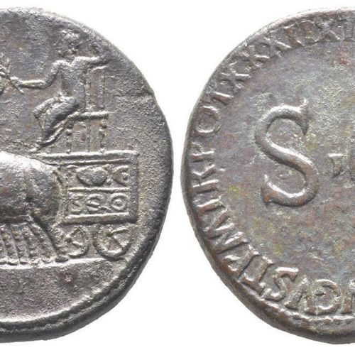 Roman Imperial Tiberius pour Divus Augustus

Sestertius, Rome, 22-23, AE 28.59 g&hellip;