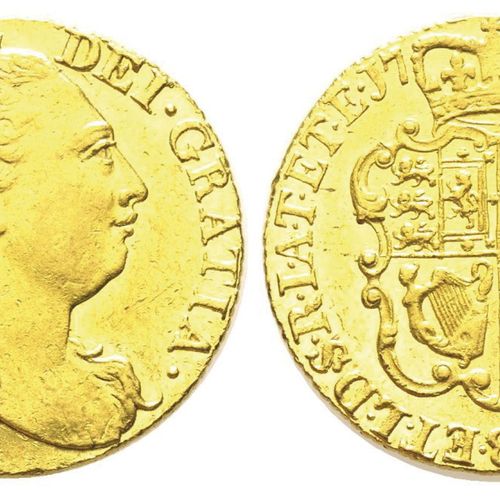 Great Britain George III 1760-1820 

1 Guinea, 1777, AU 8.39 g.

Ref : Fr. 355, &hellip;