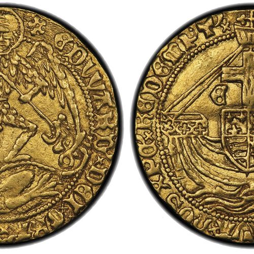 Great Britain Edward IV, Second Reign 1471-1483

Angel, ND (1480-1483), AU 5.03 &hellip;