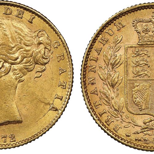 Great Britain Victoria 1837-1901

Sovereign, London, 1872, AU 7.98 g.,

Ref : Fr&hellip;