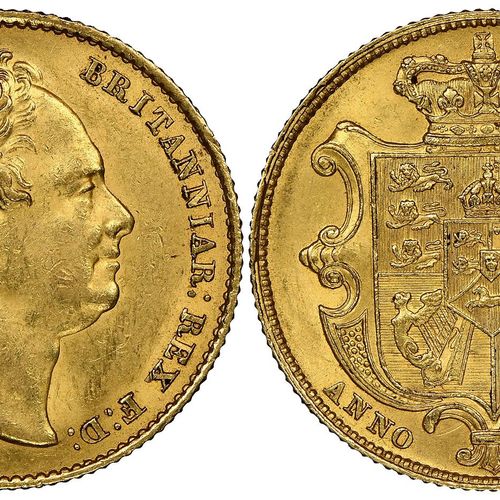 Great Britain William IV 1830-1837

Sovereign, 1837, AU 7.98 g.

Ref : Fr. 383, &hellip;