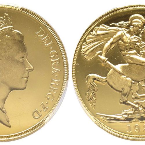 Great Britain Elizabeth II 1952 -

2 Pounds Proof, 1987, AU 15.98 g. 917‰

Conse&hellip;