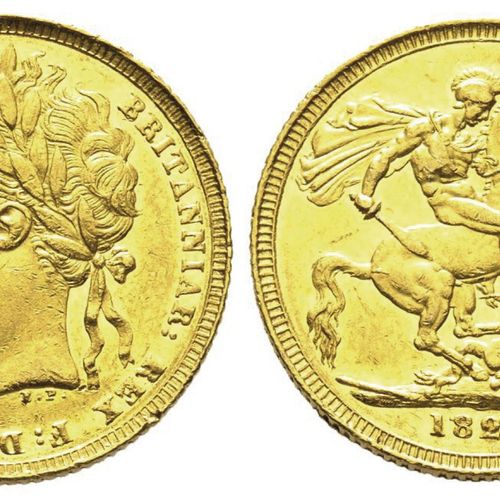 Great Britain George IV 1820-1830

Sovereign, 1821, AU 7.98 g.

Ref : Fr. 376, S&hellip;