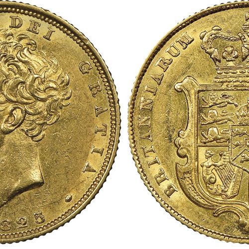 Great Britain George IV 1820-1830 

Sovereign, 1825, AU 7.95 g. 

Ref : Marsh 10&hellip;
