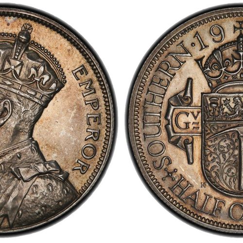 British Colonial BRITISH COLONIES

George V 1910-1936

Half Crown, Rhodesia, 193&hellip;