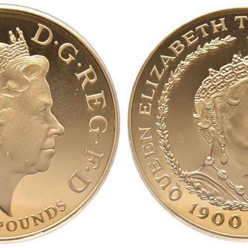 Great Britain Elizabeth II 1952 -

5 Pounds Proof "Queen Mother", 2002, AU 39.94&hellip;