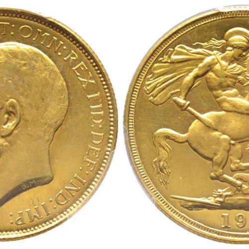Great Britain George V 1910-1936

2 Pounds, 1911, AU 15.97 g.

Ref : S. 3995, Fr&hellip;