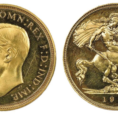 Great Britain George VI 1932-1952

Half Sovereign Proof, 1937, AU 7.98 g.

Ref :&hellip;