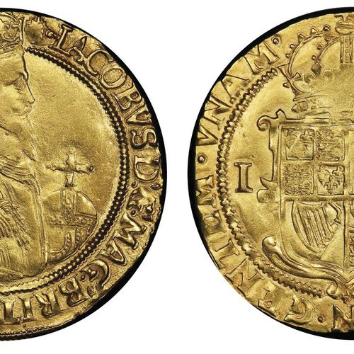 Great Britain James I 1603-1625 

Unite, second coinage, London, 1605-1606 (rose&hellip;
