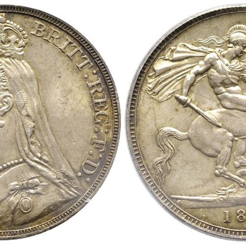 Great Britain Victoria 1837-1901

Crown, 1890, AG 28.25 g.

Ref : S. 3921, KM#76&hellip;