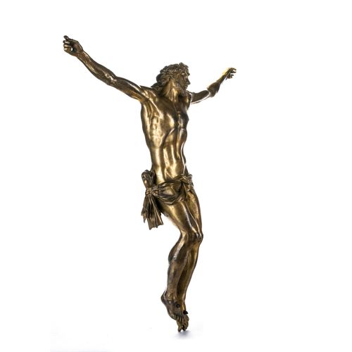 Scultura in bronzo dorato Vergoldete Bronzeskulptur

Christus 

Rom, 17. Jahrhun&hellip;