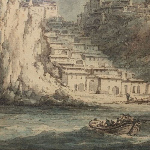 Claude Louis CHÂTELET (Paris 1753 1795) 
Vue de Scilla (Veduta di Scilla) 
Plume&hellip;