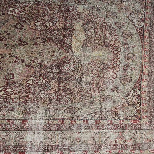 Null Rare tapis persan ancien, rare tapis persan ancien, vers 1870, Kirman, fine&hellip;