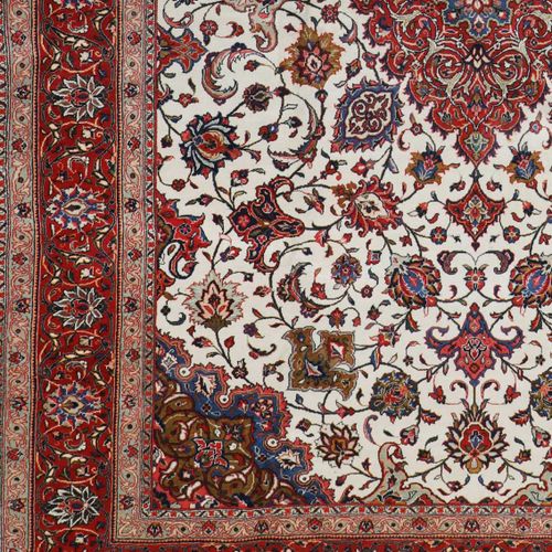 Null Tapis persan en laine, Tapis persan en laine, 20ème siècle, Heriz, décoré d&hellip;