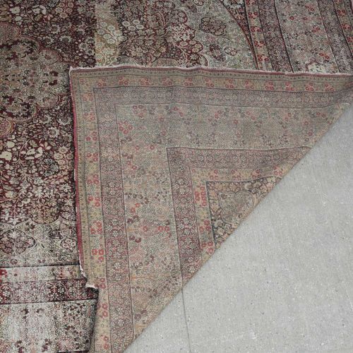 Null Rare tapis persan ancien, rare tapis persan ancien, vers 1870, Kirman, fine&hellip;