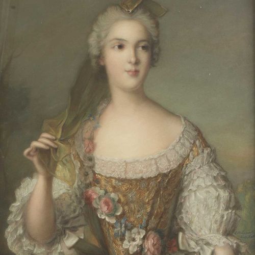 Null Después de Jean-Marc Nattier Retrato de Madame Sophie de France, sexta hija&hellip;