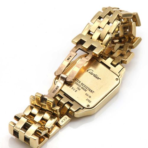 A ladies' 18ct gold Cartier 'Santos Demoiselle' quartz bracelet watch, c.2000, 卡&hellip;