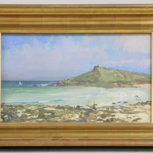 Null Peter Kuhfeld (b.1952) ? Peter Kuhfeld (b.1952) 'The Island, St Ives' oil o&hellip;