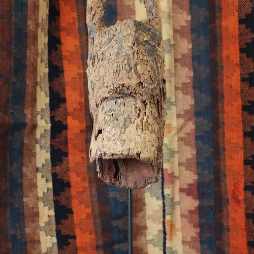 Null Peuple Mumuye : un masque de buffle Mumuye sculpté et patiné, Peuple Mumuye&hellip;