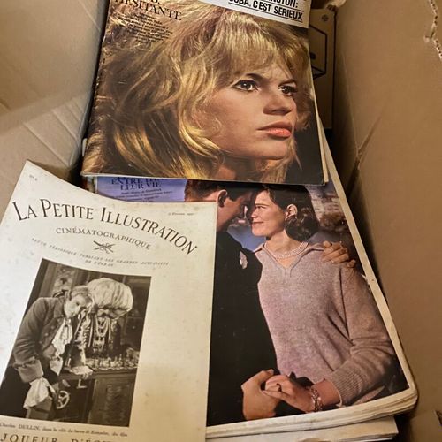 Null 3 cartons de revues diverses : Paris Match ; L'Illustration ; Noir et Blanc&hellip;