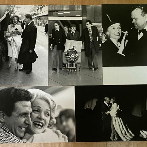 Null 25 photos de Marlène Dietrich en noir et blanc accompagnée de Edith Piaf, D&hellip;
