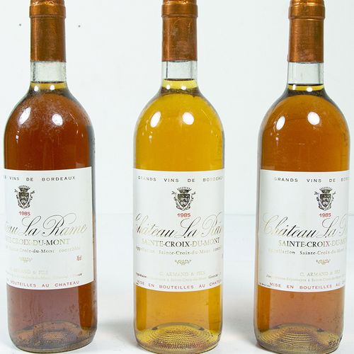 Null Vins, whisky, etc. - Trois bouteilles Château la Rame, Sainte-Croix-du-Mont&hellip;