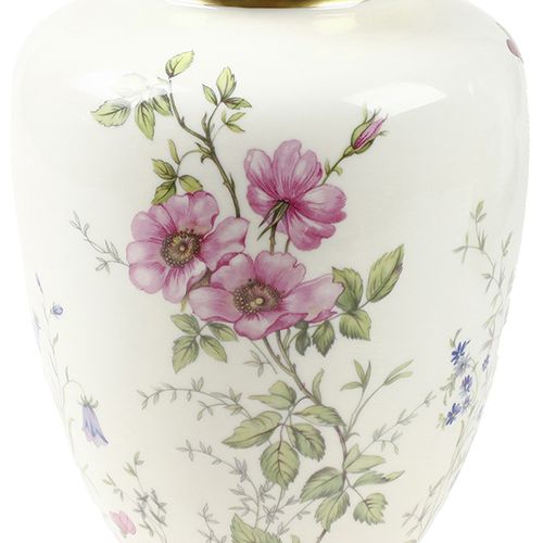 Null Porcelaine, faïence, etc. - Vase en porcelaine à décor floral, Krautheim, B&hellip;