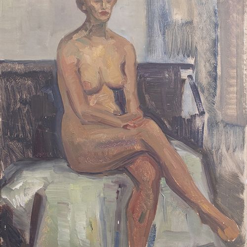 Null Cor Noltee (1903-1967) - Cor Noltee (1903-1967), Desnudo femenino sentado, &hellip;