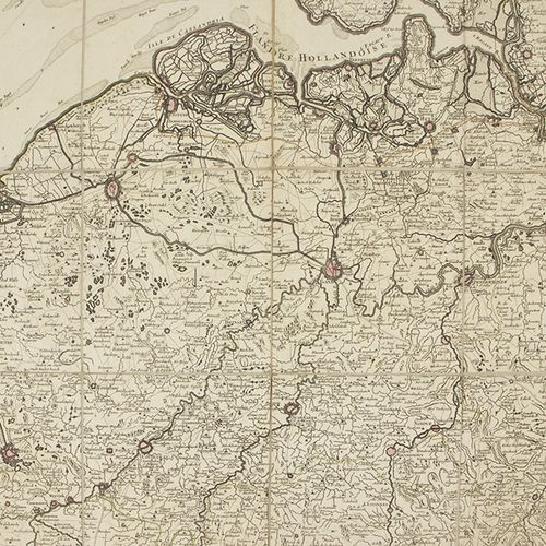 Null Etchings, engravings, screenprints etc. - A rare map of Belgium: 'Carte con&hellip;