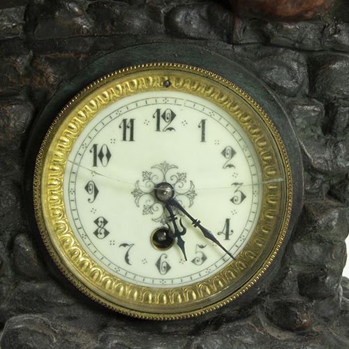 Null Relojes - Xavier Raphanel (1877-1957), reloj de manto de espelta sobre base&hellip;