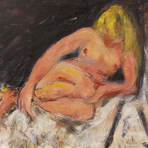 Null Phil Grisel (1923-2008) - Phil Grisel (1923-2008) cinq peintures de nus fém&hellip;