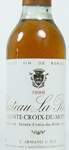 Null Wines, whiskey etc. - Four half bottles Château la Rame, Sainte-Croix-du-Mo&hellip;